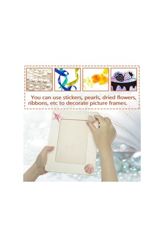 İnçlik Fotoğraflar İçin 10'lu Paket Tamamlanmamış Ahşap Resim Çerçeveleri