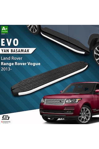 S-dizayn Land Rover Rover Range Rover Vogue 3 Evo Aluminyum Yan Basamak 193 Cm 2013 Üzeri