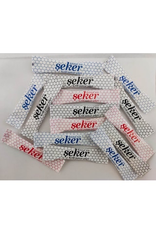 Sek Şeker Karışık Renkli Stick Toz Şeker 2000 x 3 G