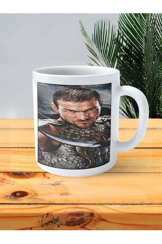 Spartacus Spartaküs Baskılı Kupa Bardak Kişiye Özel Desen 4 Çok Renkli