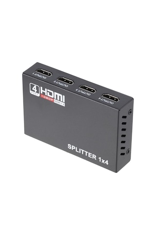 Xtechnx Xtechn012081 Powermaster Pm-12081 1080p 4kx2k 4 Port Hdmı Splitter Dağıtıcı 1.4v Kod:12081