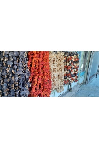 Dolmalık Yeni Mahsülden Kurutulmuş Patlıcan Kabak Tatlı Biber Karışık 1 Dizi 25 Adet