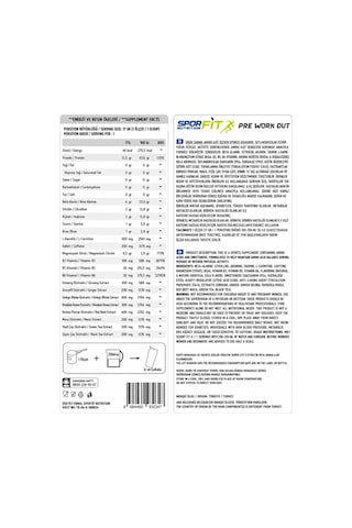 Sporfit Nutrition Unlimit Pre-workout Amino Asit Tozu 510 Gr 30 Servis Kola + Shaker + Protein Kahve Hediyeli