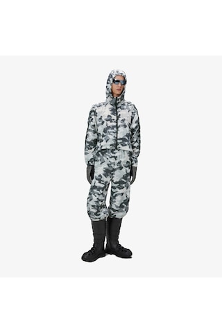 Rains Naha Kadın Gri-siyah Ceket