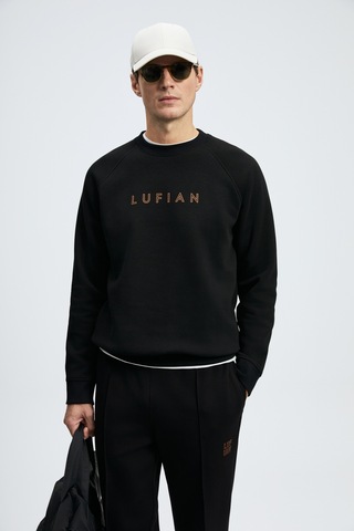 Lufian Bren Erkek Sweatshirt Siyah Siyah 112030219100100
