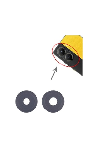 Xiaomi Uyumlu Poco X7 Pro Kamera Lensi Cam 2412dpc0ag, 2412dpc0aı