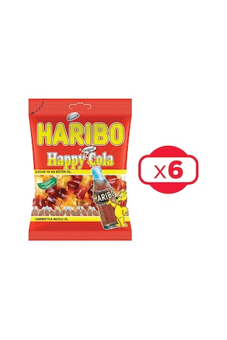 Haribo Happy Cola 6 x 80 G