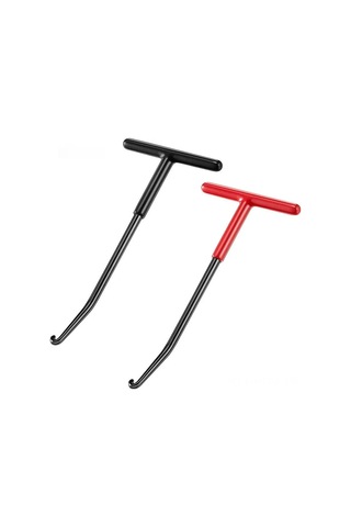 Suofeng Motosiklet Elektrikli Araç Egzos Çubuk Yaya Yay Demiri Montaj Çıkarma Çekme Aleti Kırmızı + Siyah