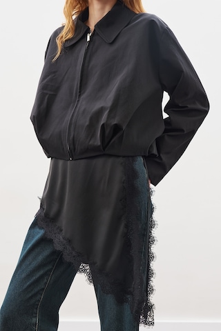 Dantel Şeritli Bel Aksesuar Siyah Siyah