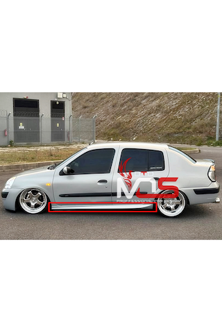 Renault Clio 2 Aero Marşpiyel Sağ Sol Takım Fiberglass Boyasız