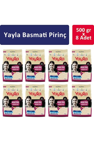 Yayla Basmati Pirinç 8 x 500 G