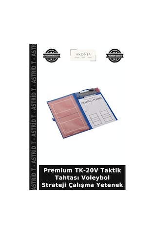 Premium Tk-20v Taktik Tahtası Voleybol Strateji Çalışma Yetenek
