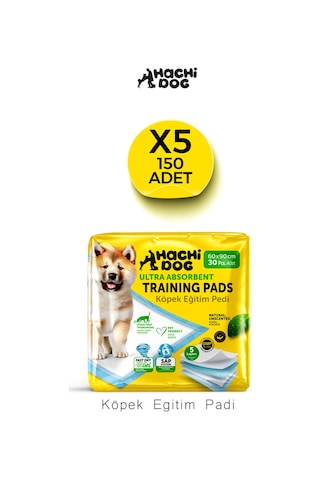 Köpek Eğitim Pedi 60x90 5 Katman 150 Adet Yellow Pack