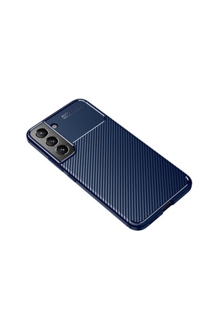 Samsung Uyumlu Galaxy S22 Plus Kılıf Karbon Silikon Case Kapak