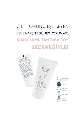 The Purest Solutions Leke Karşıtı Renkli Güneş Kremi Cilt Bakım Seti