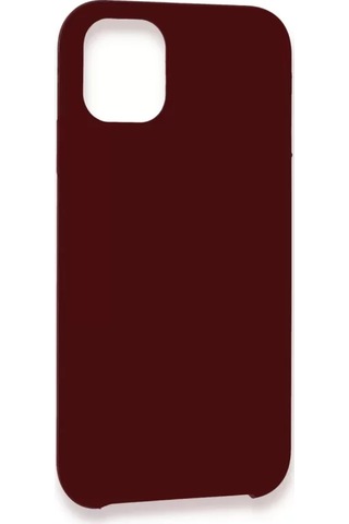 Newface Apple, Uyumlu iPhone 11 Pro Max Kılıf Lansman Legant Silikon - Bordo