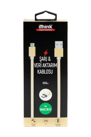 İthink K24M Spiral Micro Kablo Gold