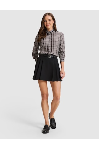 Pierre Cardin Siyah A Kesim Dokuma Etek 50331541 Vr046