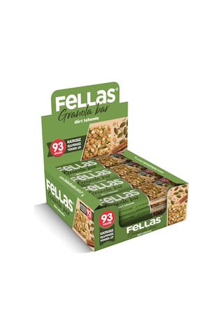 Dört Tohumlu Granola Bar 23 G X 12 Adet