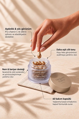 Age Defy Pro-c Hand Serum Capsules - Yaşlanma Karşıtı, Aydınlatıcı & Sıkılaştırıcı El Bakım Kapsülü
