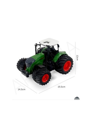 Oyuncak 2.4ghz Uzaktan Kumandalı 1:24 Ölçek Şarjlı Rc Traktör Forklift Aparatlı - Oyuncak Kepçe Traktör Kepçe Aparatlı