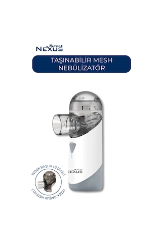 Direct Nexus Şarj Edilebilir Taşınabilir Mesh Nebülizatör (Yetişkin & Çocuk)