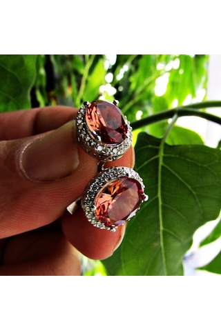 Zultanit Oval Kadın Küpesi