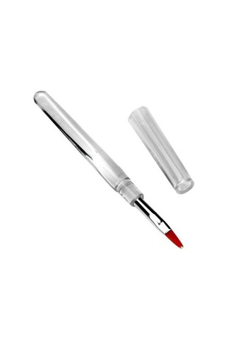 Şeffaf Makyaj Aleti Taşınabilir Dudak Fırçaları Aplikatör Ruj Esnek