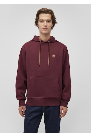 Mavi - Mavi Logo Nakışlı Kapüşonlu Bordo Sweatshirt 065809-70426 Bordo