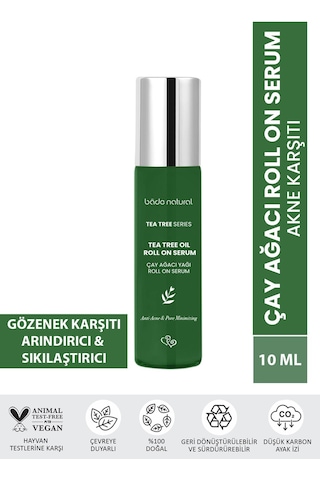 Bade Natural Çay Ağacı Yağı Hızlı Etkili Akne Karşıtı Roll-On 10 ML