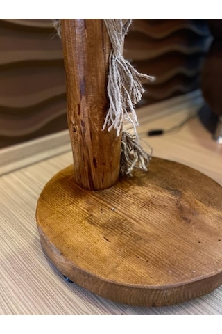 ArtAğaçTasarım Ağaç Lambader Doğal Ahşap Halikarnas Serisi Min. 180 Cm