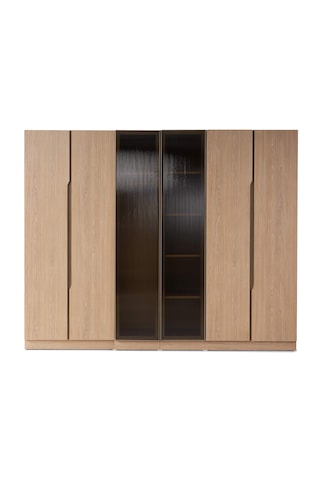 Alaska 6 Kapaklı Gardırop %100 Mdf