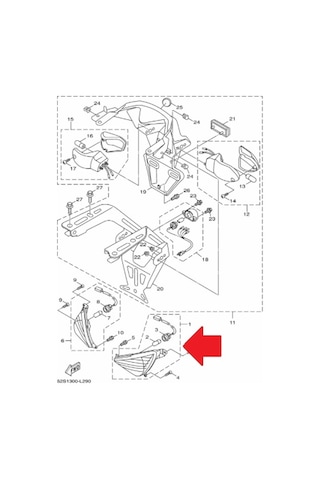 Yamaha Xenter 150 Sol Ön Sinyal 52s-h3310-00