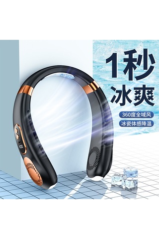 Padalink 2023 Taşınabilir Usb Şarjlı Akıllı Boyun Fanı: Sessiz, Mini, Renkli Işık Ve Uzun Pil Ömrü