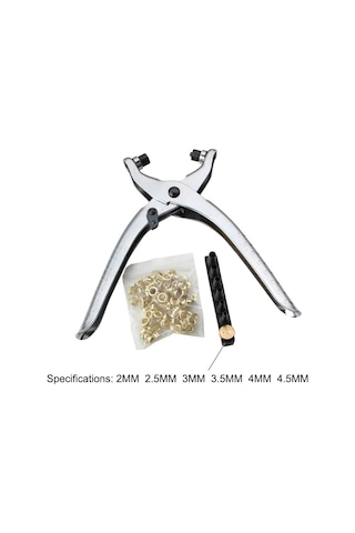 Çok Fonksiyonlu Değiştirilebilir Kafa Punch Perçinleme Pensesi Sıkıştırma Göz Forsepsi