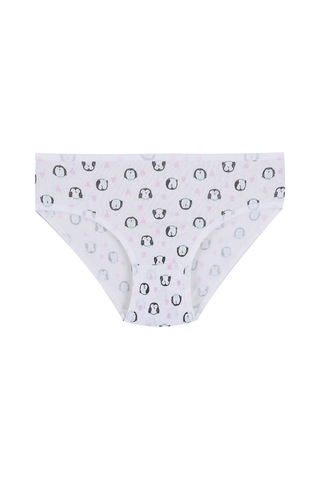 Koza İç Giyim Kız Çocuk 6'lı Desenli Slip 1050-01 Pembe - Beyaz