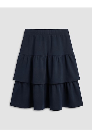 LC Waikiki Lcw Kids Lacivert Kız Çocuk Düğme Detaylı Katkat Etek Dark Navy