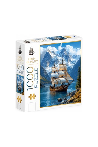 1000 Parça Manzara Ve Gemi Puzzle 48 X 68 Cm Yüksek Baskı Kaliteli Eğlenceli Ve Eğitici Puzzle