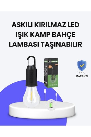 Mey İthalat Çok Yönlü Asma Kancalı Kamp Işığı