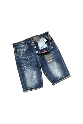 Dsqotheq Kadin Denim Short Blue Mavi