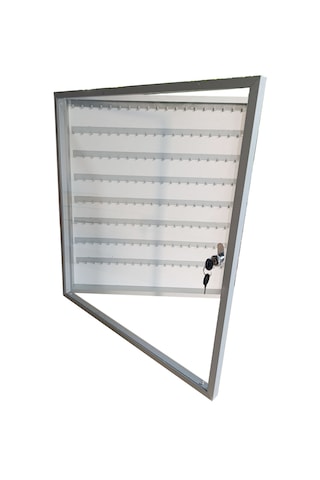 150'li Şeffaf Kapak Alüminyum Anahtar Dolabı