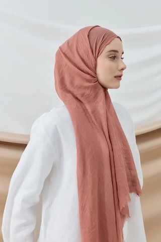 Modakaşmir Aminenesil Aya Şal Marsala Renk Gül