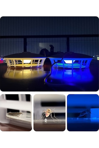 Trendooze Yapışkan Yakalama Ve Ve Usb Tuzak Pil Levhaları Lambası, İle İçin Ev Dahil Çok Çalışır, Böcek Bahçe Amaçlı Eh