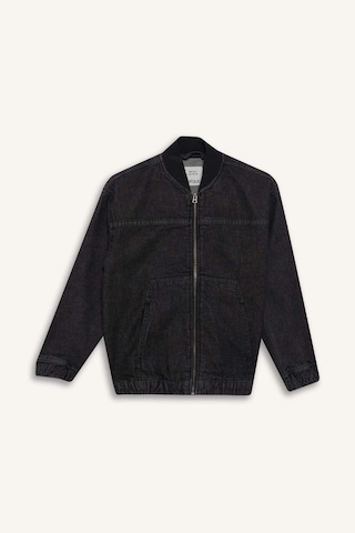 DeFacto Erkek Çocuk Kolej Yaka Bomber Jean Ceket D6538A825SPNM36