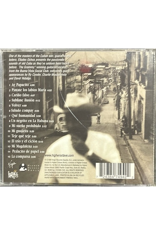 Müzik Cd Sidir - Plak Değildir Cd Eliades Ochoa Sublime Ilusion