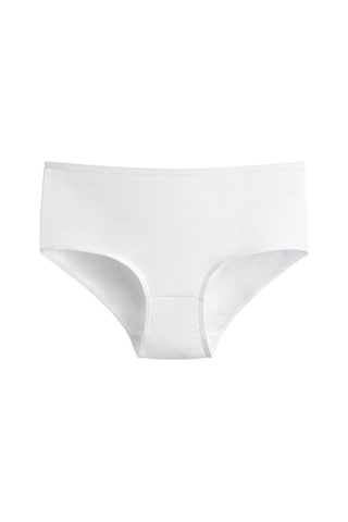 5'li Büyük Beden Kadın Külot 2571 Beyaz