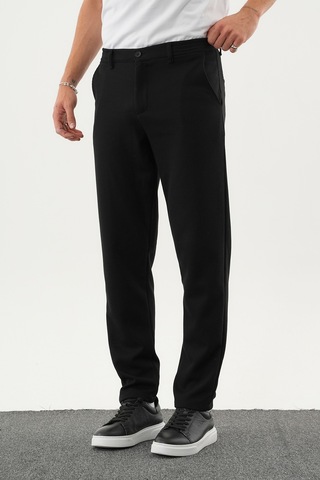 Redline Arden Kışlık Kalın Slim Fit Kemerli Erkek Pantolon Siyah