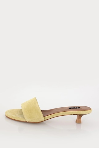 Butter Yellow Mini Topuklu Terlik 24471 Butter Yellow