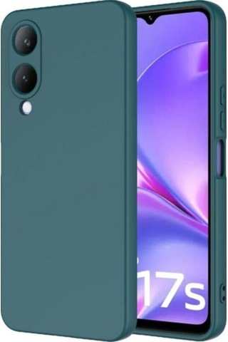 Vivo Y17s Kılıf Zore Mara Lansman Kapak Koyu Yeşil