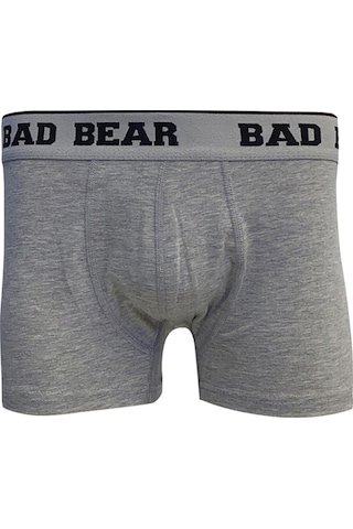Bad Bear Basic Gri Melanj Erkek Boxer - L